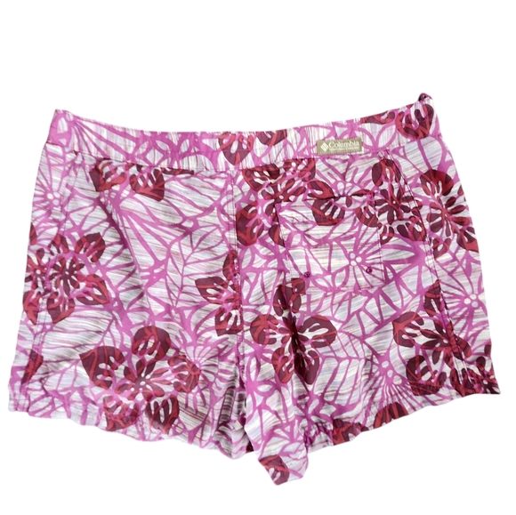 Columbia Pink Buga Bliss Water Skirt and Board Shorts Set. Sz. 12 - Picture 4 of 16